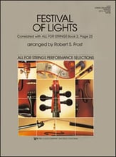 Festival of Lights Orchestra sheet music cover